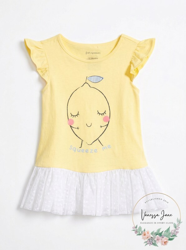 First Impressions Baby Girls Squeeze Me Graphic Top,12 Months