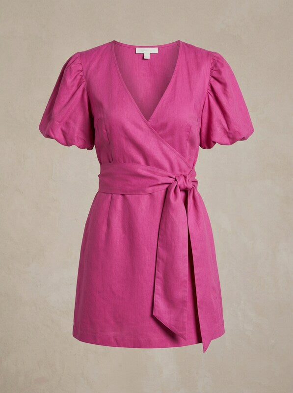 Charlie Holiday Marguax Wrap Dress, Size Small