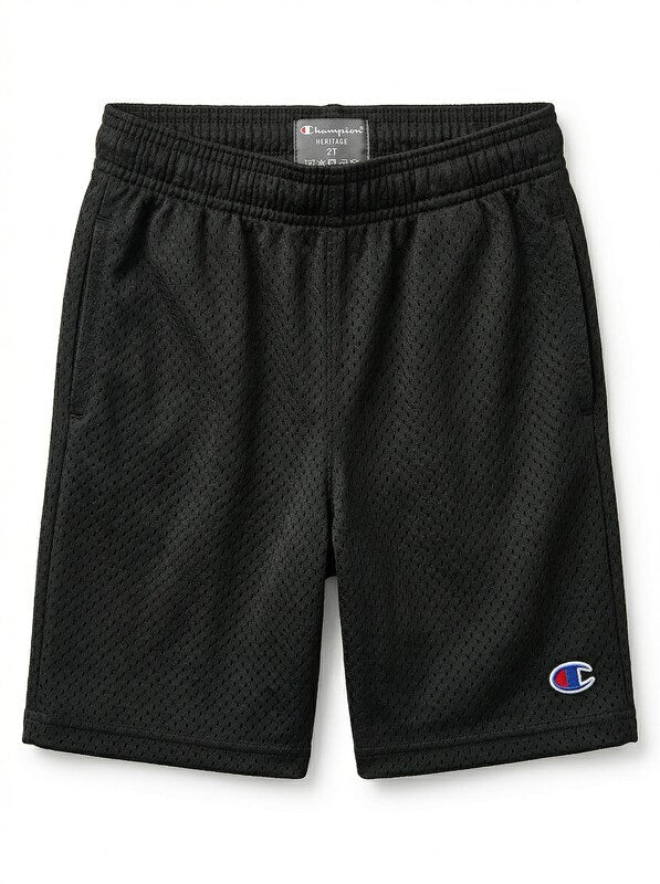 Champion Heritage Mesh Shorts Boys-2T/Black