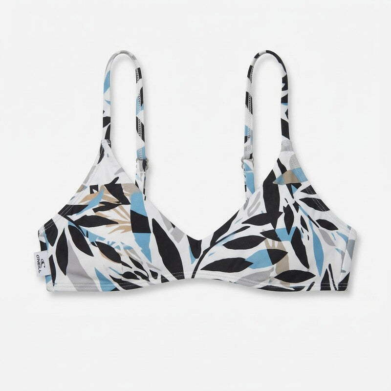 ONeill Juniors Nora Printed Bralette Bikini Top, Size Medium