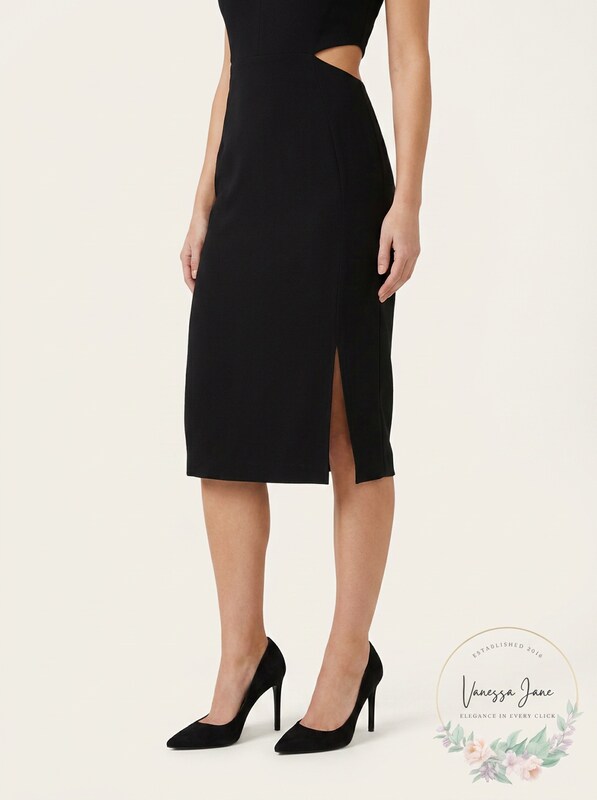 AQUA Womens Black Cutout Sleeveless Keyhole Sheath Cocktail Dress Size XS