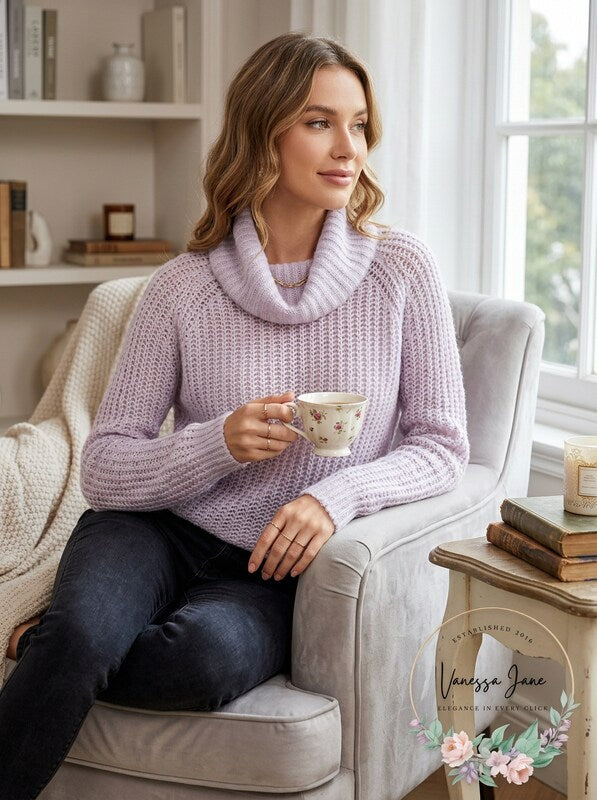 Planet Gold Juniors Cowl-Neck Sweater, Size Small