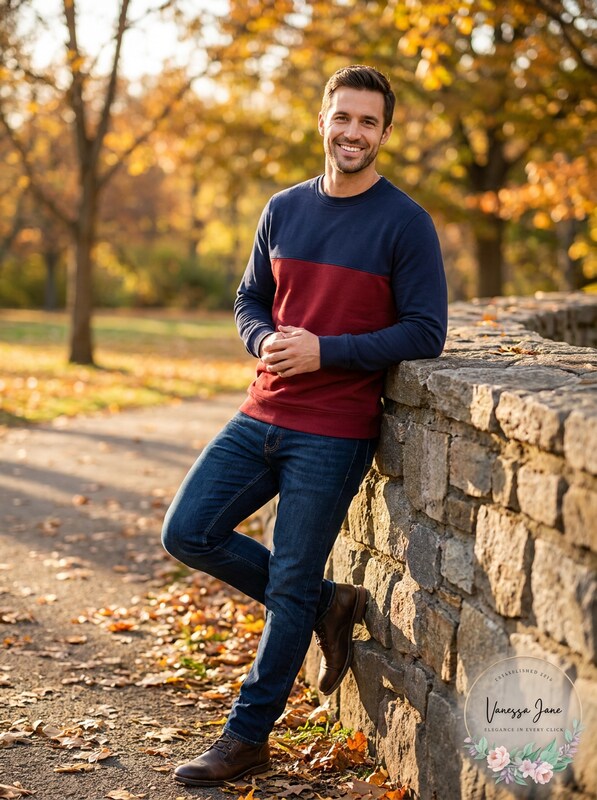 Club Room Mens Color Block Sweatshirt