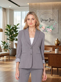 Tahari Asl Two-Button Peak-Collar Blazer, Size 2