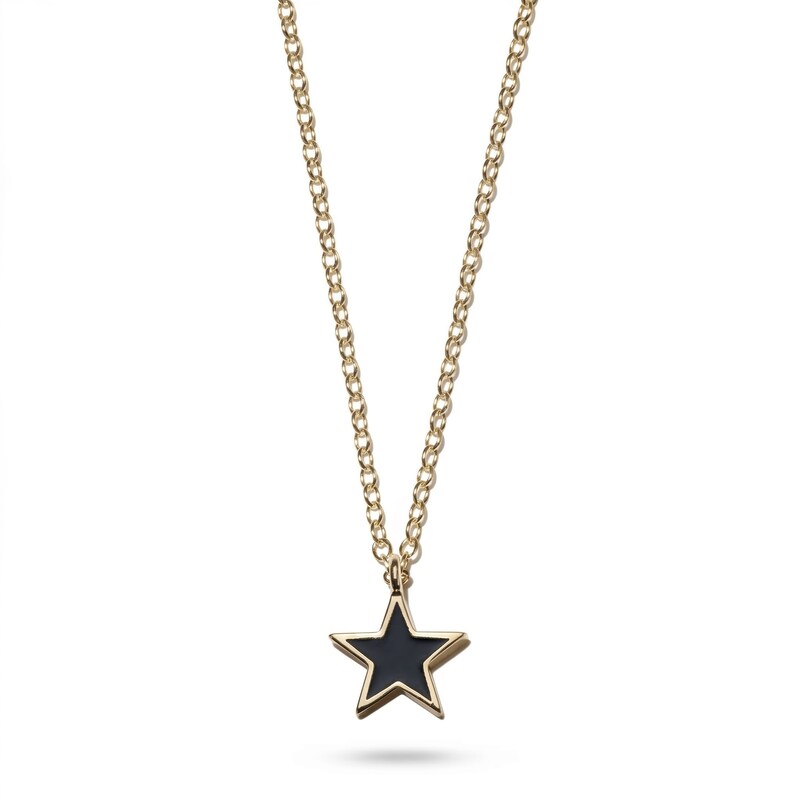 Kris Nations Star Pendant Necklace in Gold-Plated Sterling Silver & Gold, 16
