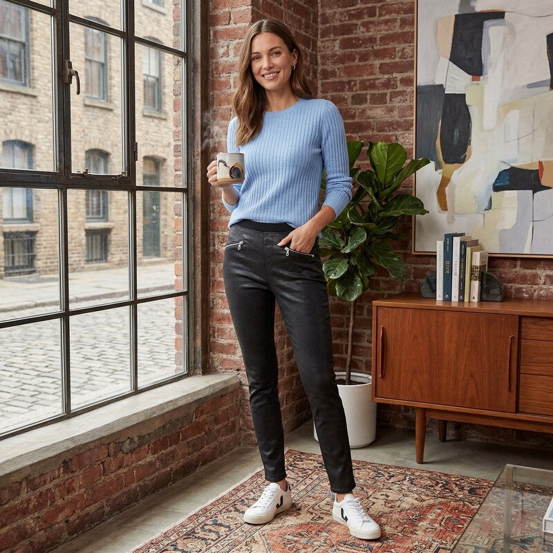 Blanknyc Coated Legging Jeans in Spartacus, Size 25