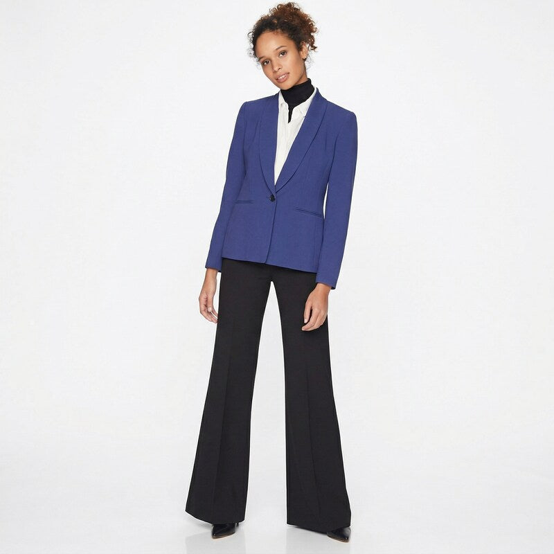Nine West Women's One-Button Shawl-Collar Stretch Jacket, 24W