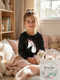Epic Threads Big Girls Glitter Unicorn T-Shirt, Size Small