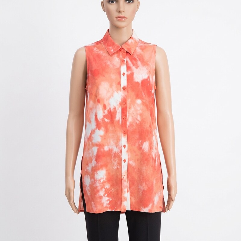 Alfani Women's Tie-Dye Sleeveless Blouse, Size M