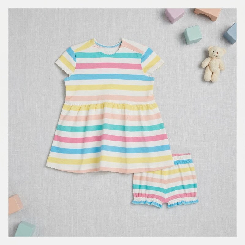 Art and Eden Baby Girls Dress with Bloomers, Size 18M
