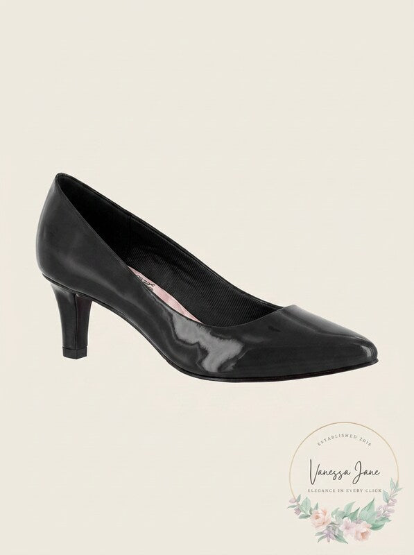 Easy Street Pointe Pump Womens, Black Size 6.5 M