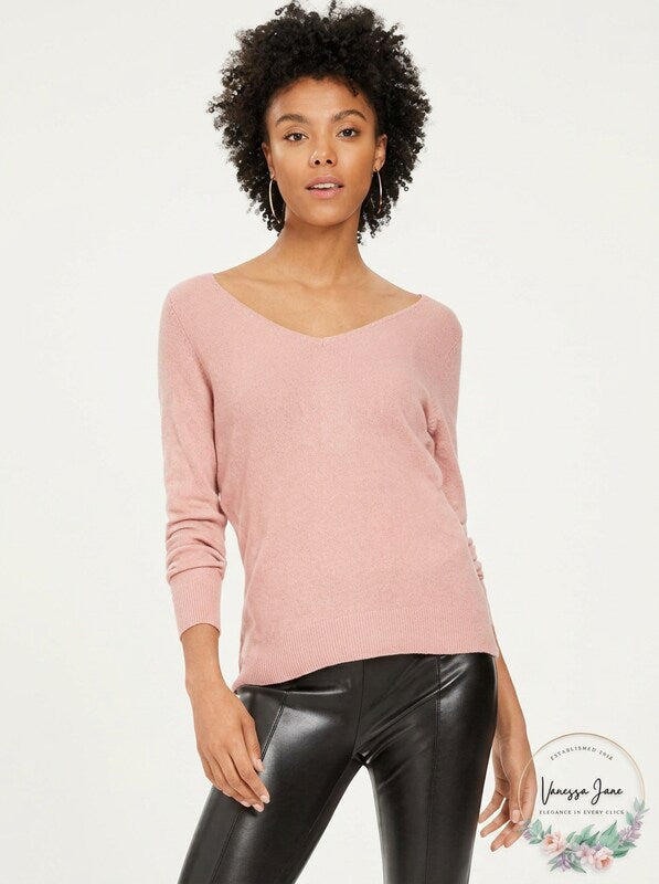 Bar III Wear 2 Ways Twist Sweater, Size Medium