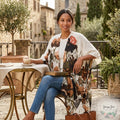 Steve Madden Poppies Please Poncho, O/S