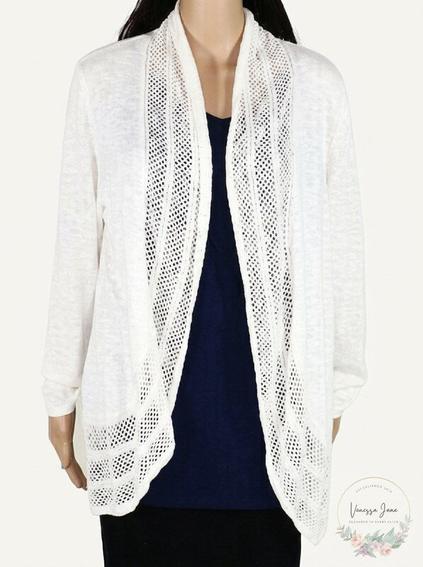 Style & Co. Womens Sweater Plus Open Front Cardigan, Size 3X