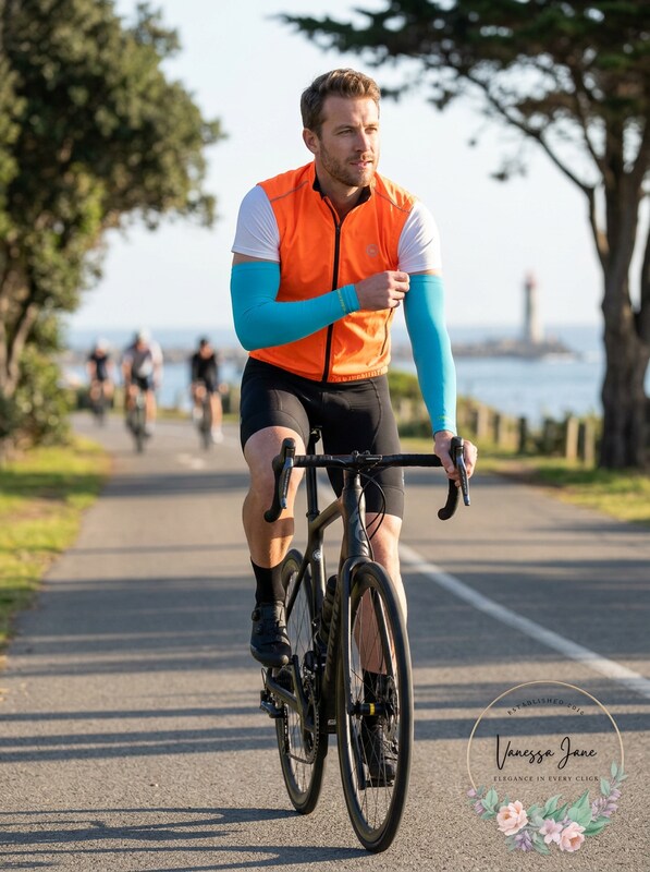 Canari Solar Flare Arm Warmers for Men, Small