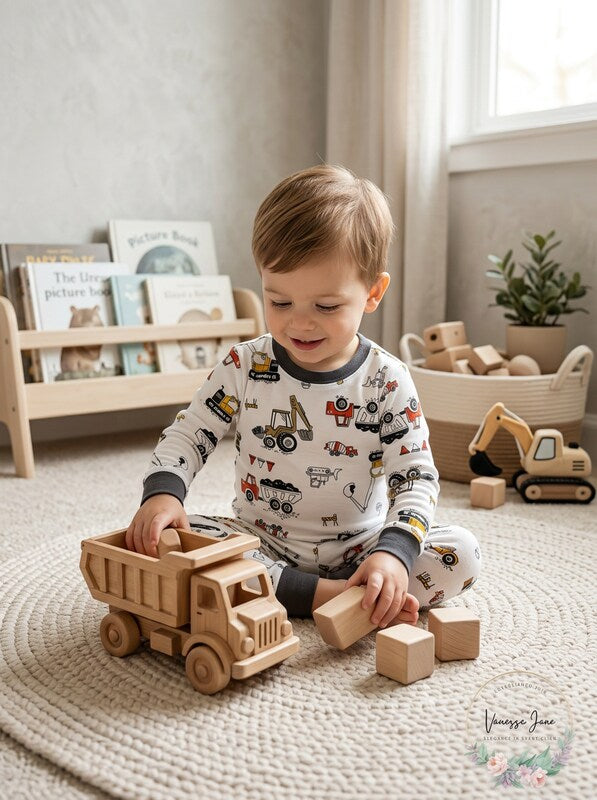 Carter's Toddler Boy Carters Construction  Pajama Top/Size 24M