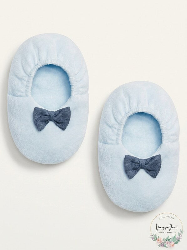 First Impressions Baby Boys Bowtie Booties,0/6 Months