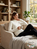 Alfani Mock-Neck Boucle Sweater, Size Large