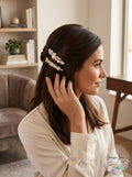 Inc Gold-Tone 2-Pc. Set Imitation Pearl Flower Bobby Pins