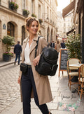 Steve Madden Boomer Backpack W/ Removable Belt Bag-Black