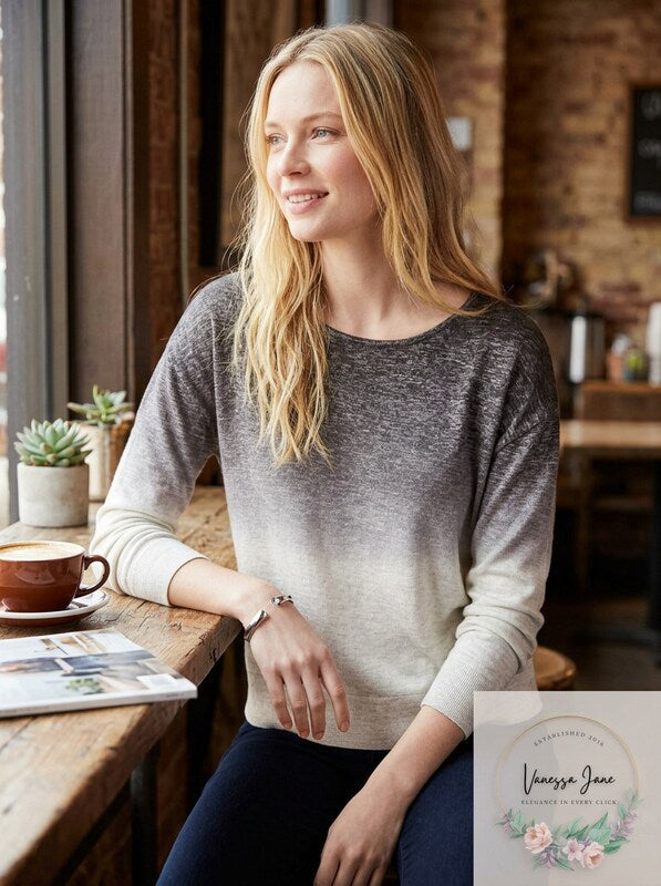 Bar Iii Women's Dip-Dyed Sweater Size Large