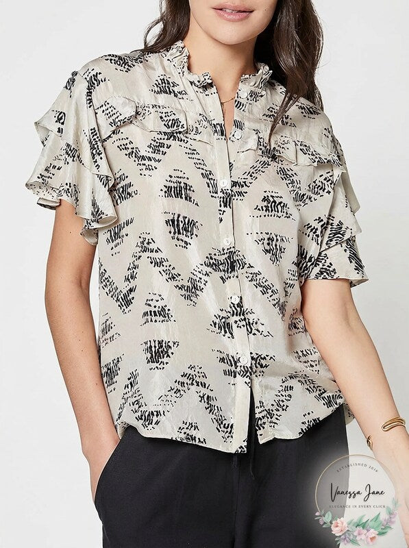 Joie Sidera B Silk Top, Size Small