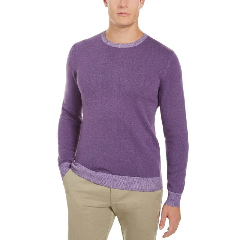 Tasso Elba Mens Crew Neck Sweater, Size XL