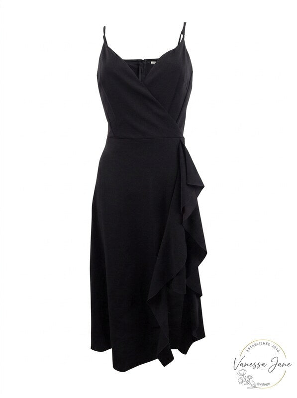 Rachel Rachel Roy Womens Plus Size Ruffled Faux-Wrap Dress, Size 20W