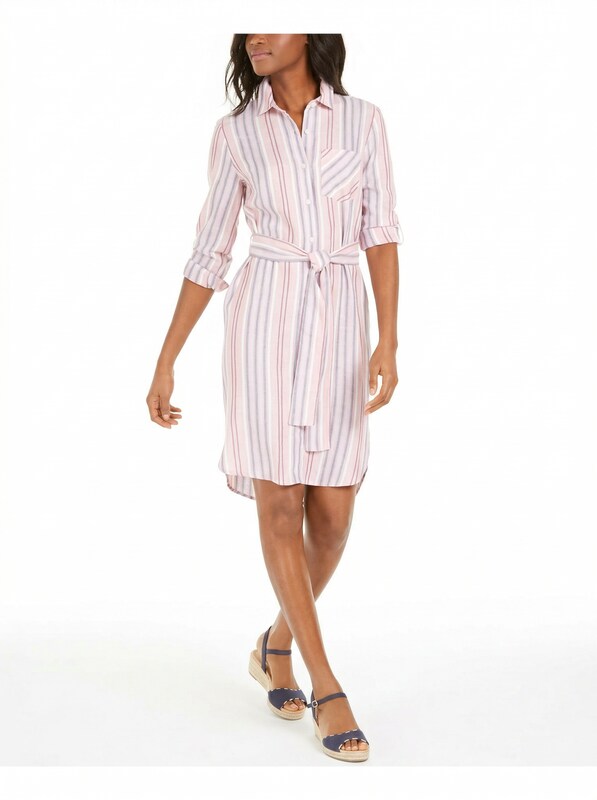 Tommy Hilfiger Striped Shirtdress, Size 4