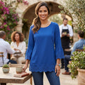 Charter Club Petite Crochet-Hem Tunic, Size PP