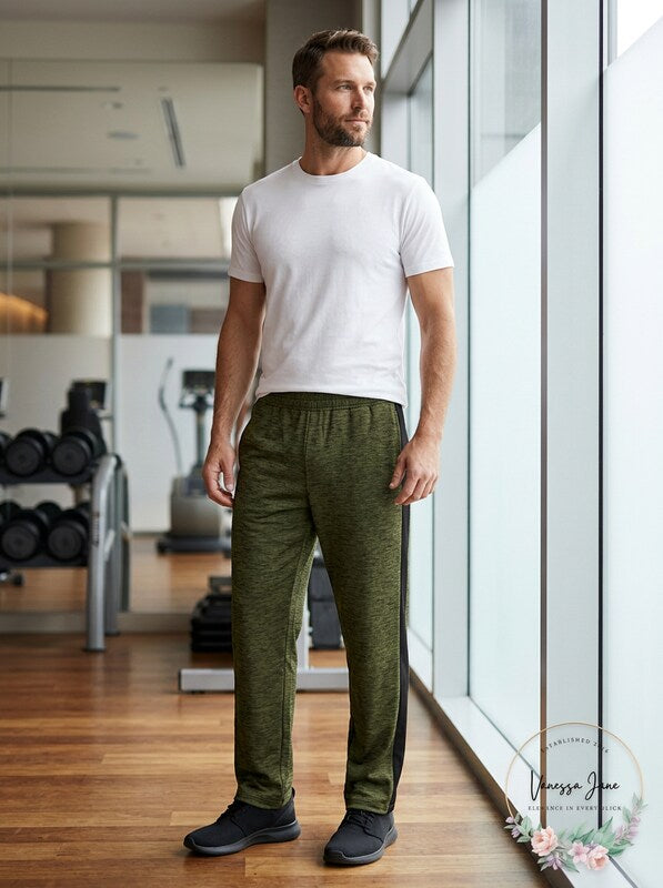 ID Ideology Mens Colorblocked Track Pants
