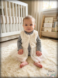 First Impressions Baby Girls 2-Pc. Faux-Fur Vest, Tulle-Hem Tunic, Size 24M