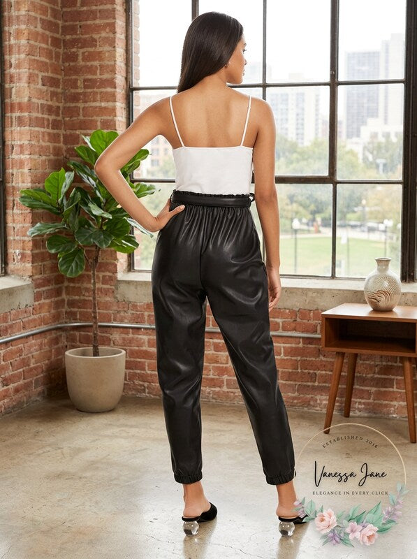 Almost Famous Juniors Bustier Paperbag Jumpsuit, Size Medium