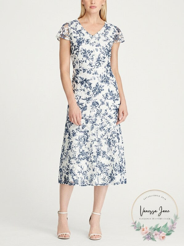 Lauren Ralph Lauren Floral Lace Dress, Size 6