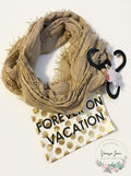 Collection Xiix Forever on Vacation Travel Bag and Scarf, Sandstone One Size
