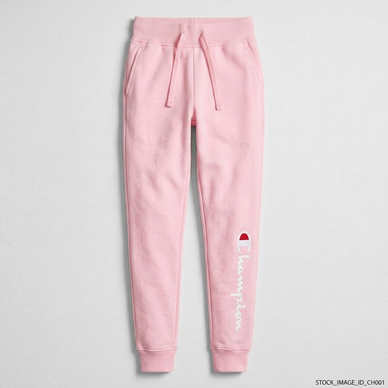 Champion Girls Script Logo Jogger Pants, 3T