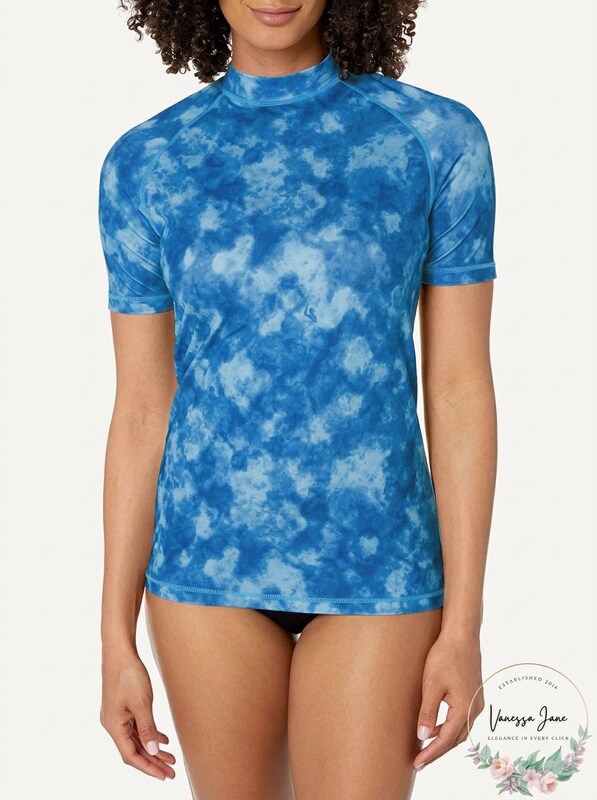 Kanu Surf Women's Plus-Size UPF 50+ Active Rash guard & Workout Top, Blue, 1X