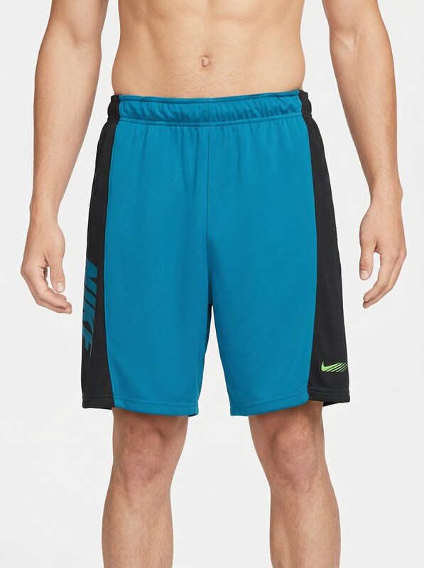 Nike Mens Standard Dri-Fit Colorblocked 8 Training Shorts, Size Small