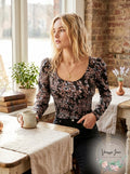 Free People Womens Long Sleeve Scoop Neck Top , Size XS