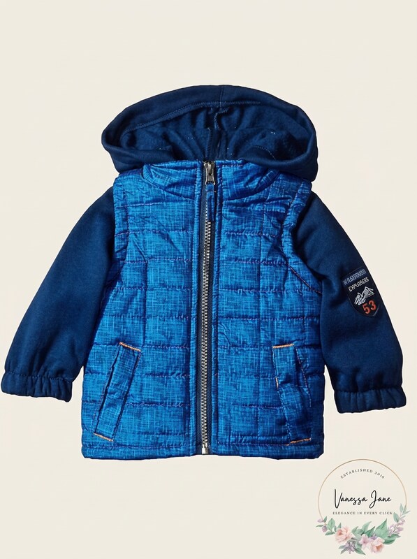 IXTREME Baby Boys Infant Tonal Print Jacket, size 12 months