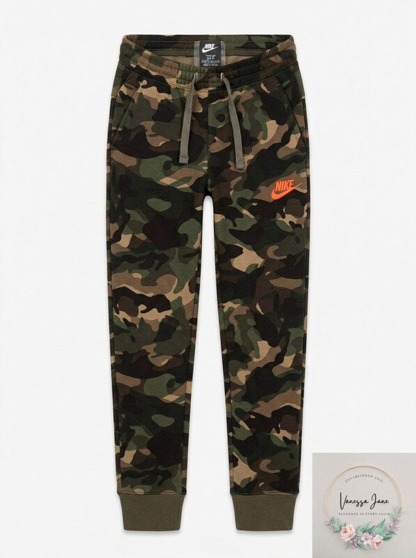 Nike Toddler Boys Camo-Print Fleece Jogger Pants, Size 3T