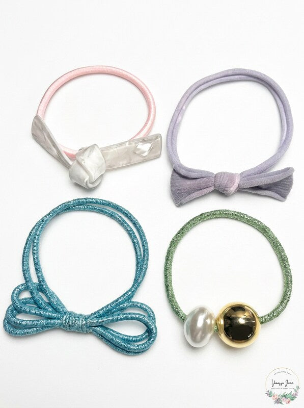 Inc International Concepts 4-PC. Gold-Tone & Imitation Pearl Bow
