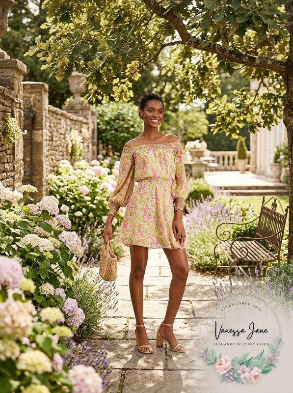 Leyden Off-the-Shoulder Mini Dress, Size XL