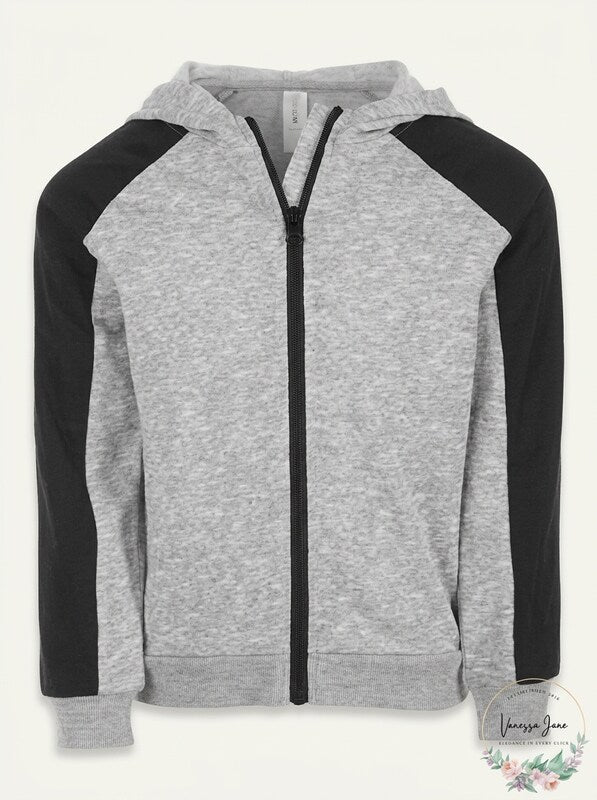 Ideology Girls Colorblocked Zip-up Hoodie, Size 2T