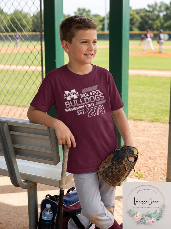 NCAA Mississippi State Bulldogs Youth Boys Offsides Short sleeve, Size Small