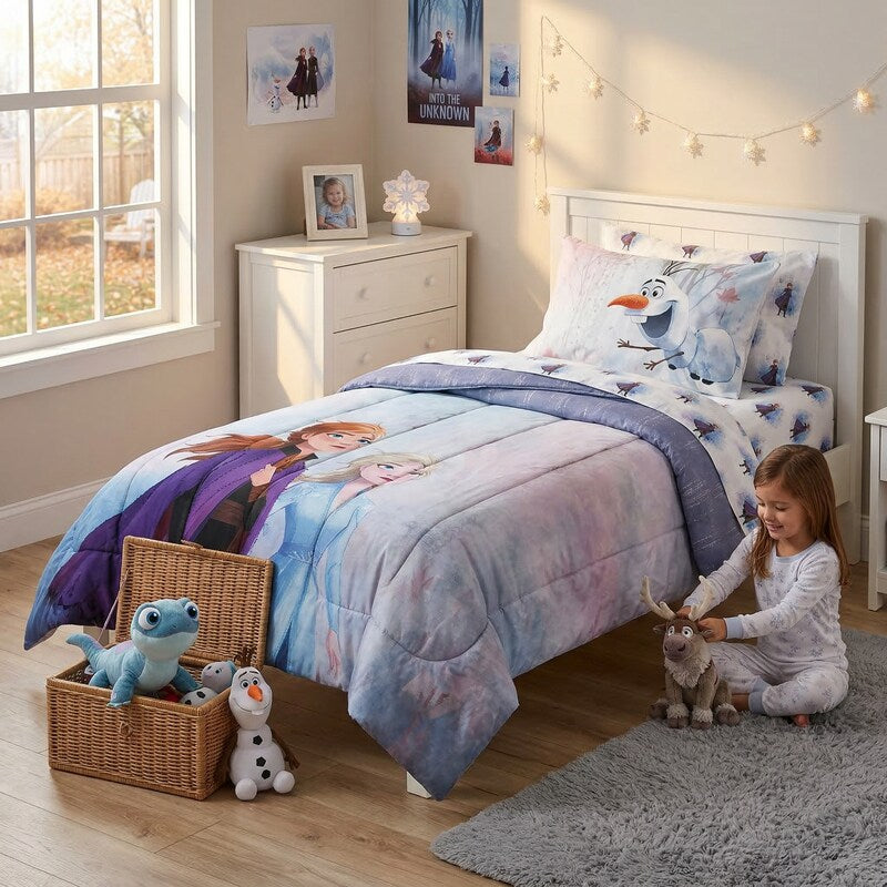 Disney Frozen 2 Sparkle 8pc Full Bed in a Bag Bedding