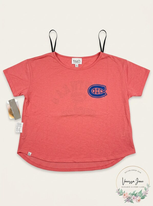 NHL Montreal Canadiens Adult Women Touch S Base Reversible Tee