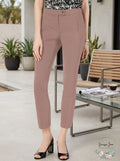 Alfani Womens Slim Fit Tummy Slimming Trouser Pants, Size 6