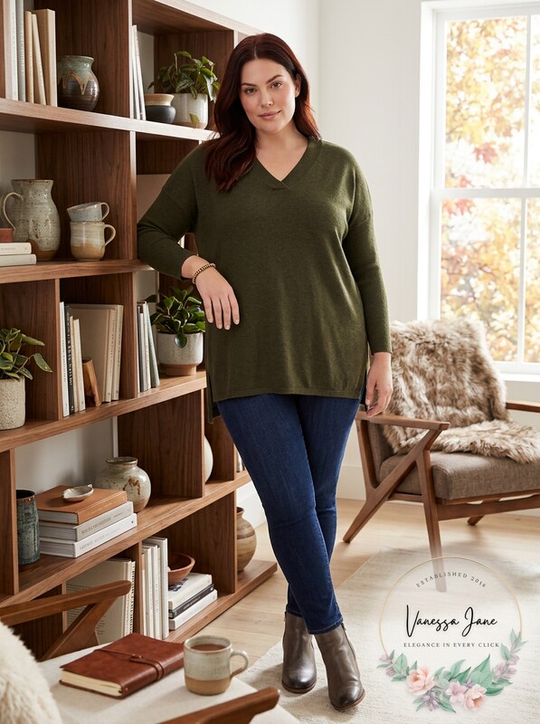 Style & Co Petites High-low Over-sized Tunic Sweater, Petite Small