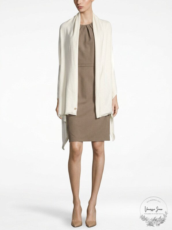 Calvin Klein Lurex Twill Evening Wrap